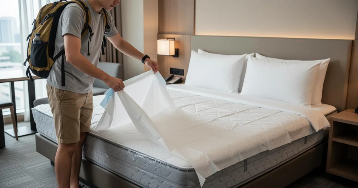 Voyager léger : pourquoi choisir le Drap jetable Decathlon pour vos déplacements en France ? – image 2