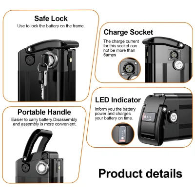 Batterie lithium pliable pour vélo électrique 48 V – image 3