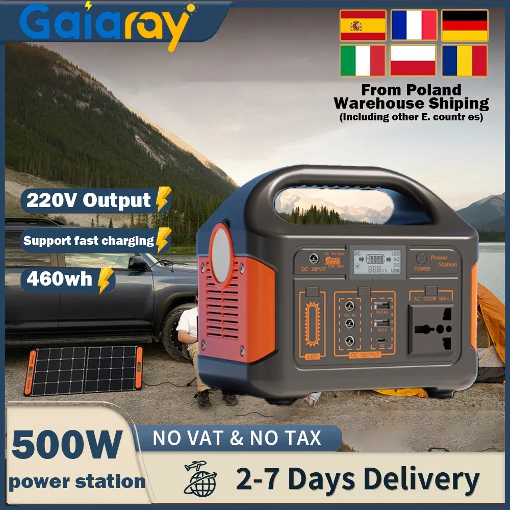 Centrale électrique portable 500 W LiFePO4
