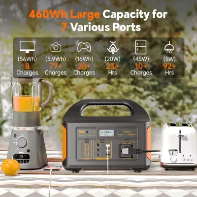 Centrale électrique portable 500 W LiFePO4 – image 3