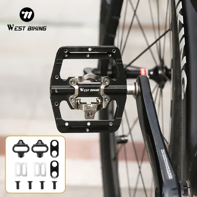 Pédales de VTT autobloquantes en aluminium – image 2