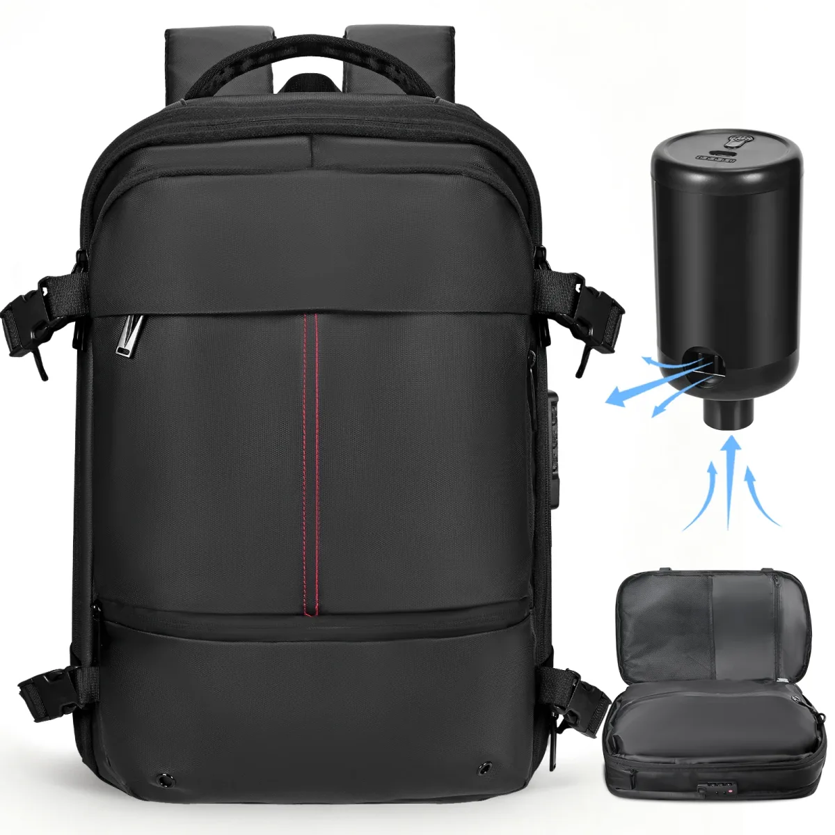 Sac à dos aspirateur avec pompe, polyester