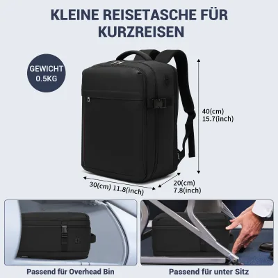 Sac à dos de voyage 24 L en polyester – image 2