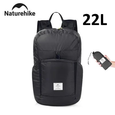 Sac à dos pliable ultraléger en nylon, 22 L