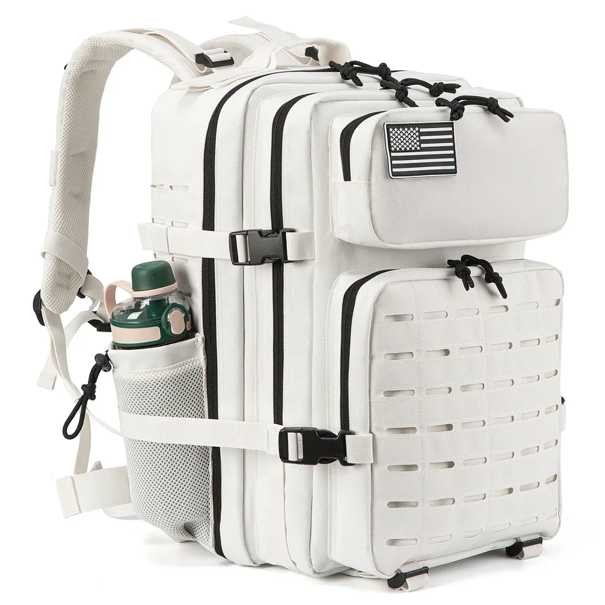 Sac à dos tactique en polyester, 25 L ou 45 L