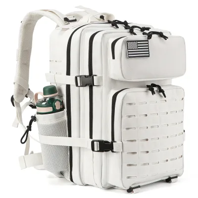 Sac à dos tactique en polyester, 25 L ou 45 L