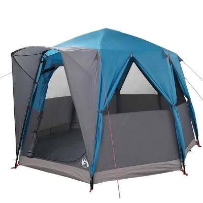 Tente cabine bleu et gris pour 3 personnes – image 3