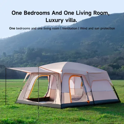 Tente de camping 4 à 6 personnes, une chambre – image 2