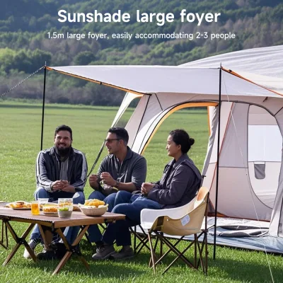 Tente de camping 4 à 6 personnes, une chambre – image 3