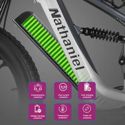 Vélo électrique tout-terrain à pneus larges – image 3