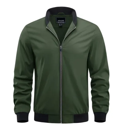 Veste bomber légère en polyester pour homme – image 2